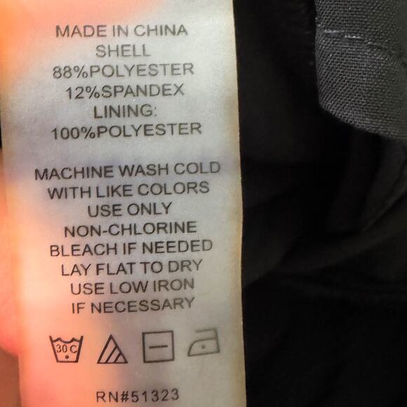 Vince Camuto Stretch Wide Leg Slim Trousers Pants Slacks Black Business Sz 6 NWT - Picture 8 of 11